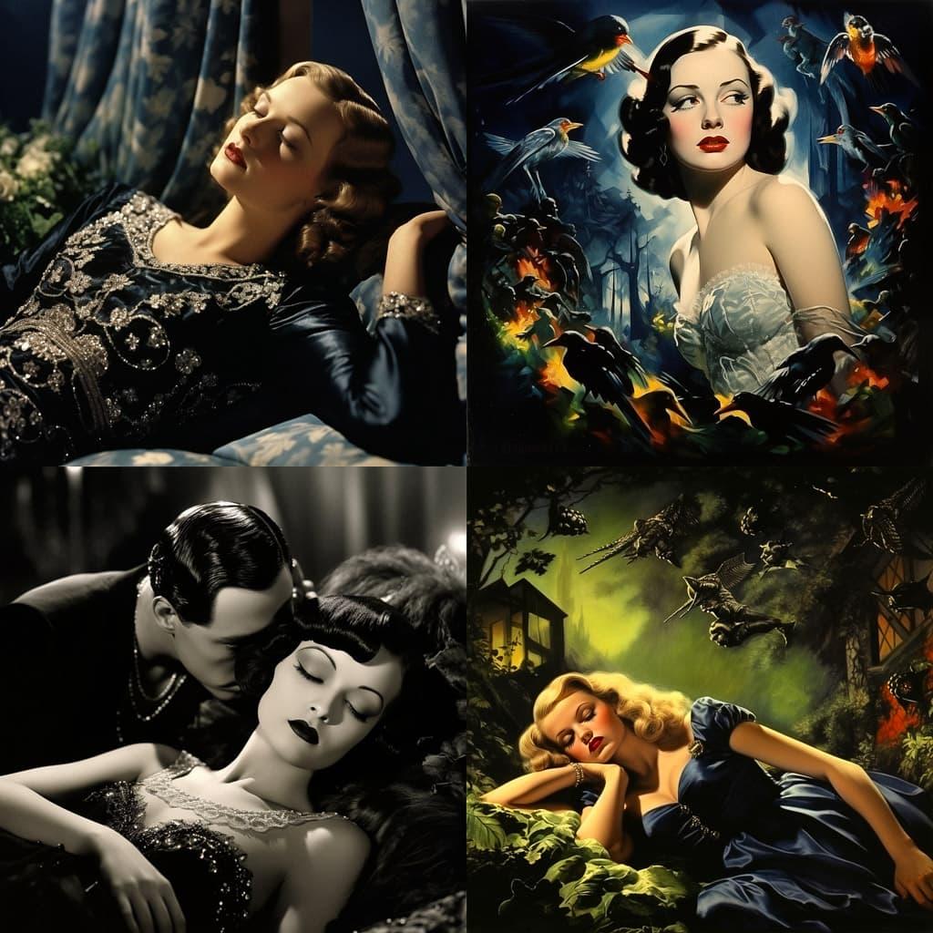 Ernst Lubitsch style, Midjourney V5.2, render 1 of 4