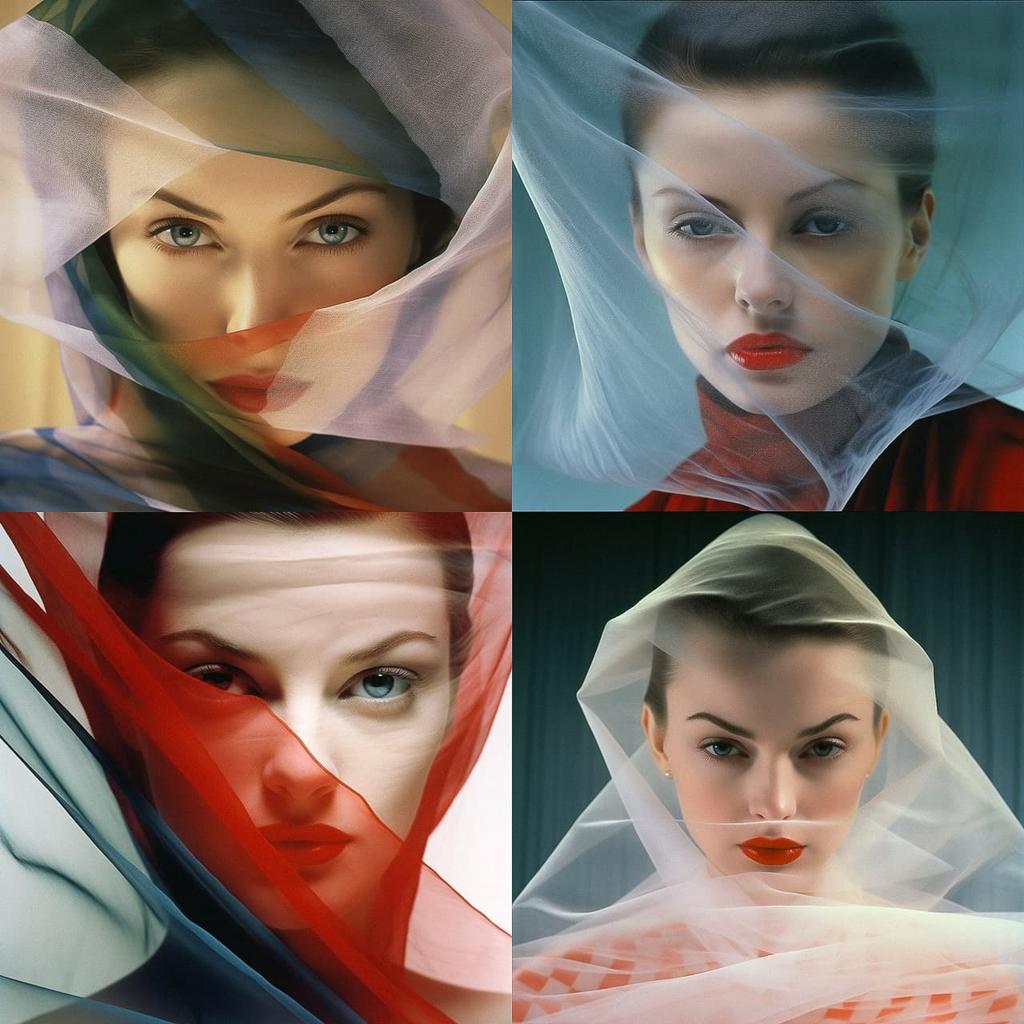 Erwin Blumenfeld style, Midjourney V5.2, render 1 of 4