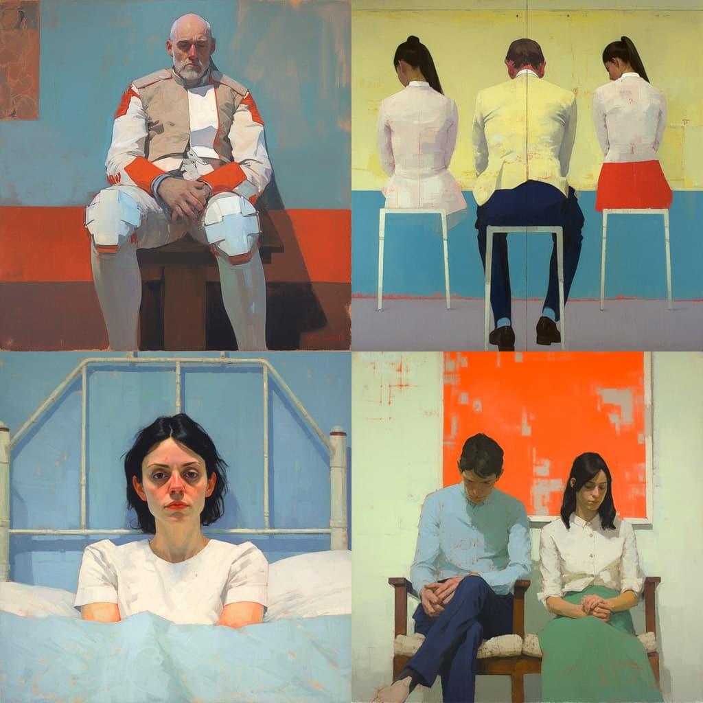 Euan Uglow style, Midjourney V5.2, render 1 of 4
