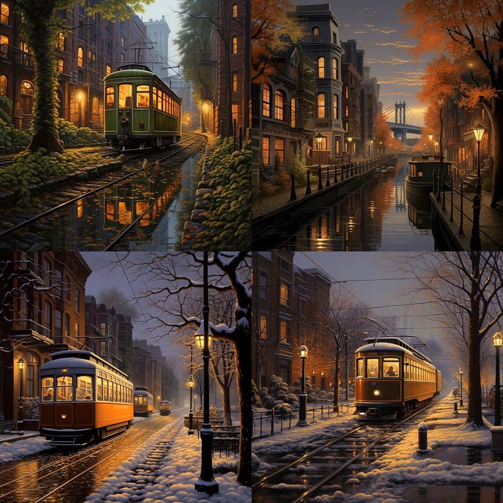 Evgeny Lushpin style, Midjourney V5.2, render 1 of 4