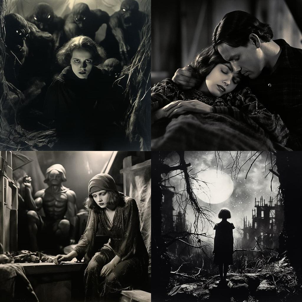 F.W. Murnau style, Midjourney V5.2, render 1 of 4
