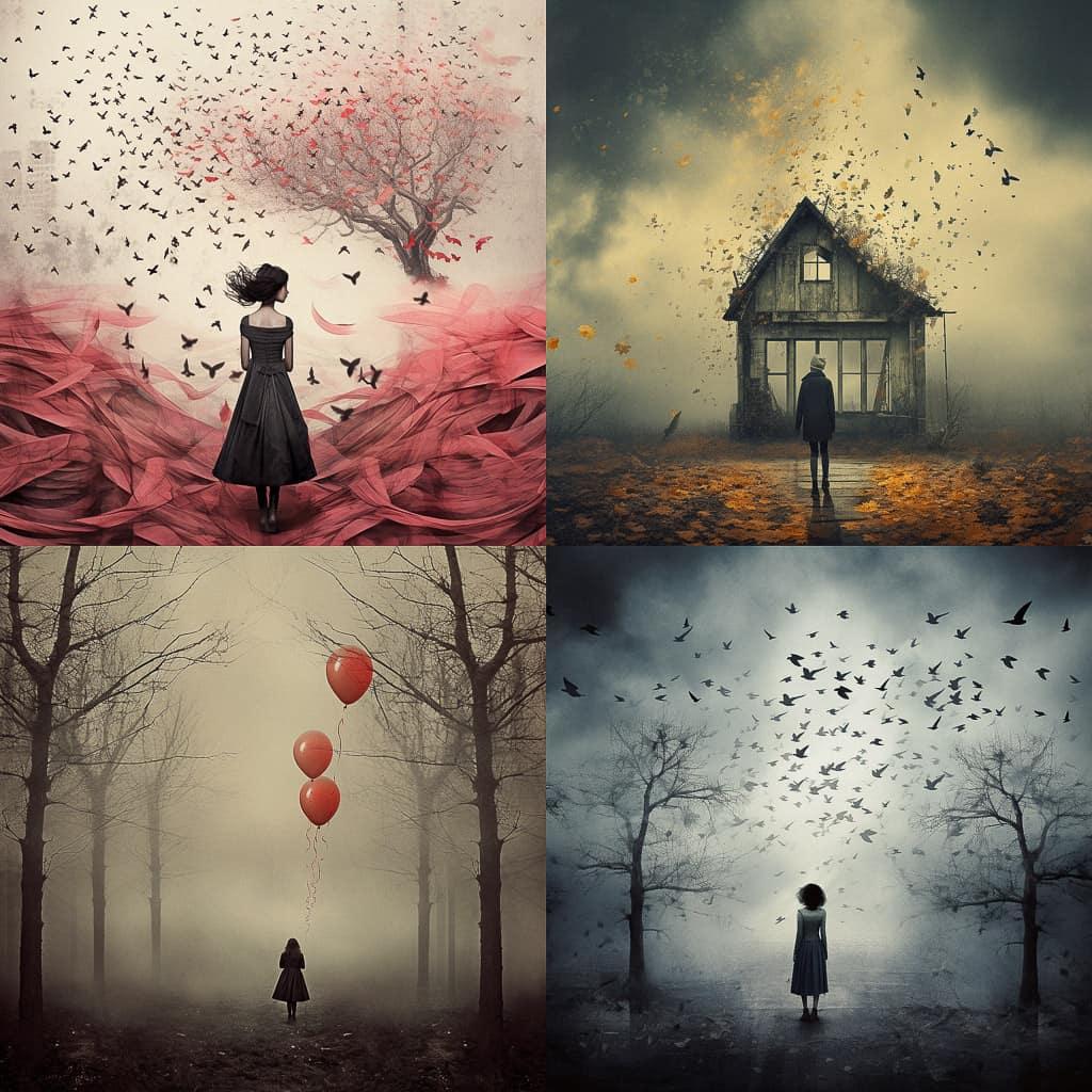 Fabienne Rivory style, Midjourney V5.2, render 1 of 4