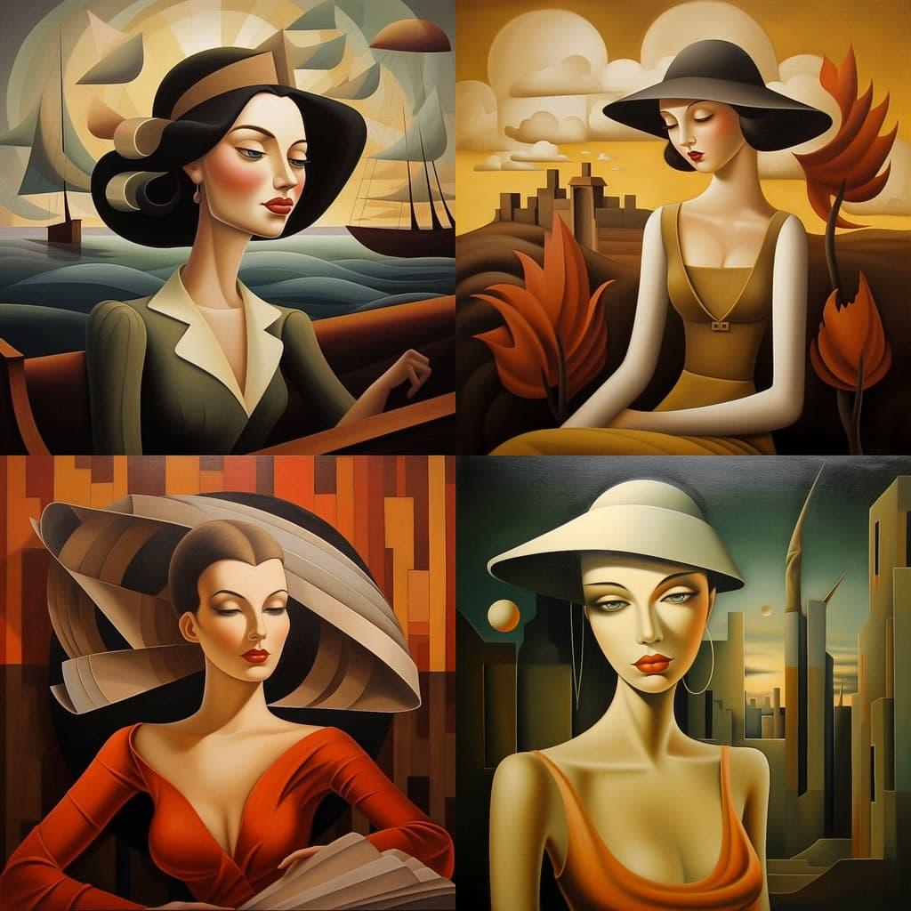 Fabio Hurtado style, Midjourney V5.2, render 1 of 4