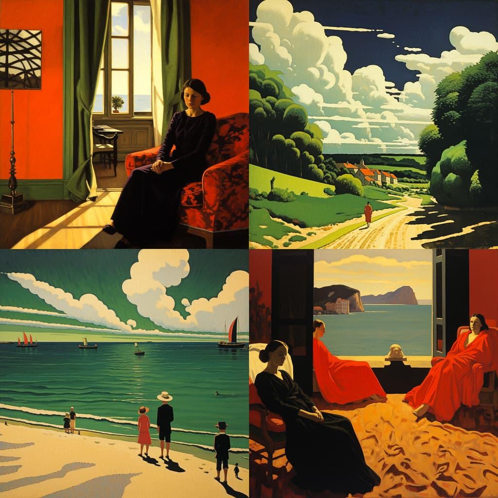 Felix Vallotton style, Midjourney V5.2, render 1 of 4