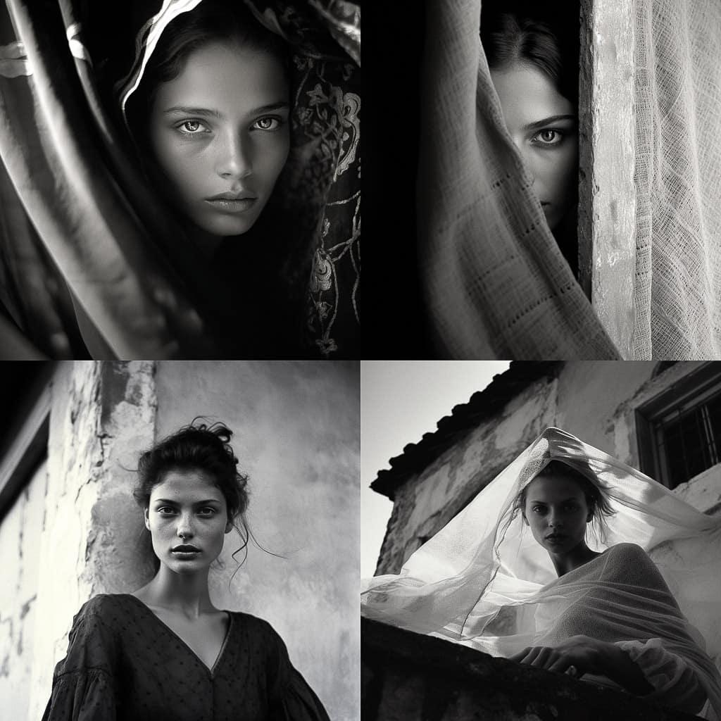 Ferdinando Scianna style, Midjourney V5.2, render 1 of 4
