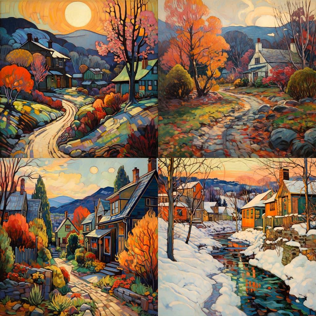 Fern Isabel Coppedge style, Midjourney V5.2, render 1 of 4