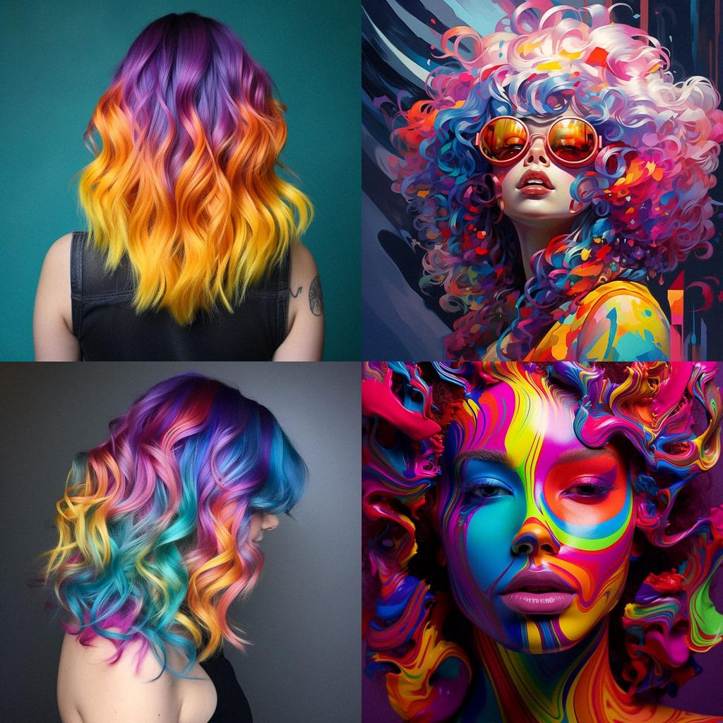 Flashy colors style, Midjourney V5.2, render 1 of 4
