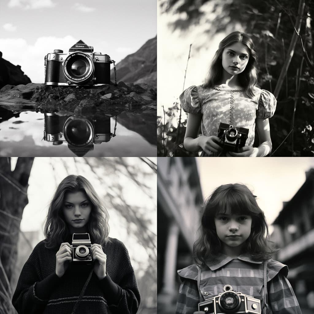 Fomapan 400 style, Midjourney V5.2, render 1 of 4