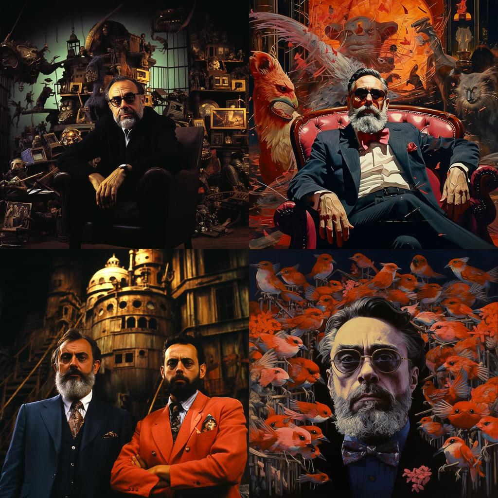Francis Ford Coppola style, Midjourney V5.2, render 1 of 4