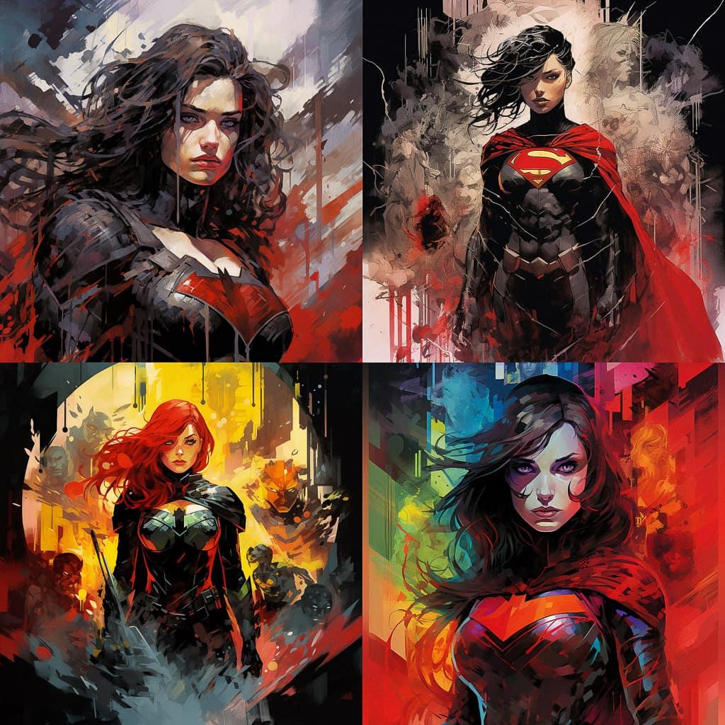 Francis Manapul style, Midjourney V5.2, render 1 of 4