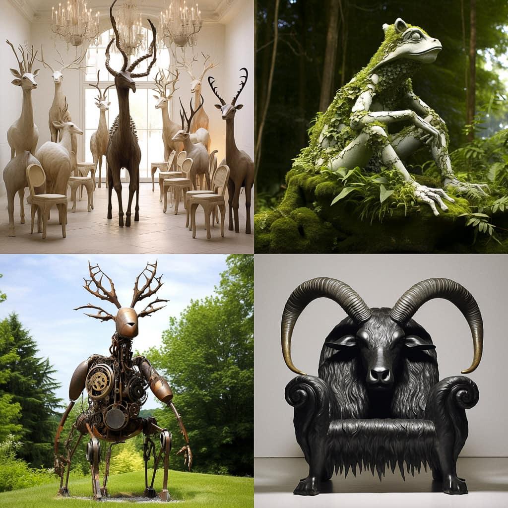 Francois-Xavier Lalanne style, Midjourney V5.2, render 1 of 4