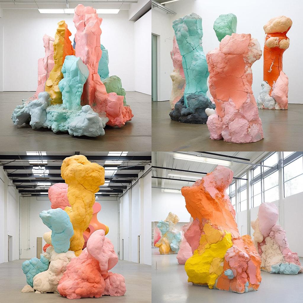Franz West style, Midjourney V5.2, render 1 of 4