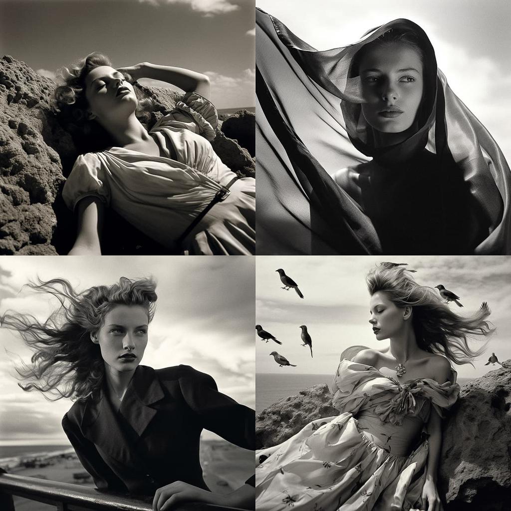 Fritz Henle style, Midjourney V5.2, render 1 of 4
