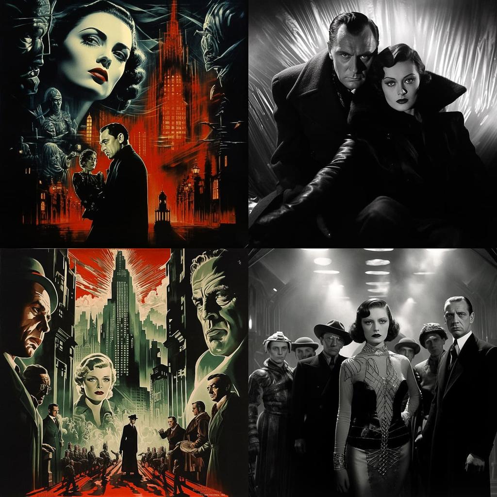 Fritz Lang style, Midjourney V5.2, render 1 of 4