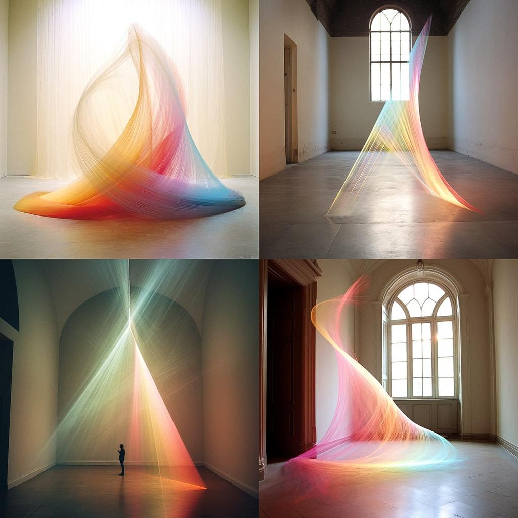Gabriel Dawe style, Midjourney V5.2, render 1 of 4