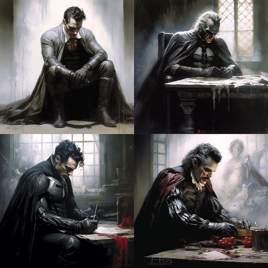 Gabriele Dell'otto style, Midjourney V5.2, render 1 of 4
