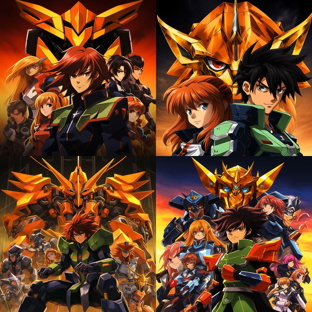 GaoGaiGar style, Midjourney V5.2, render 1 of 4