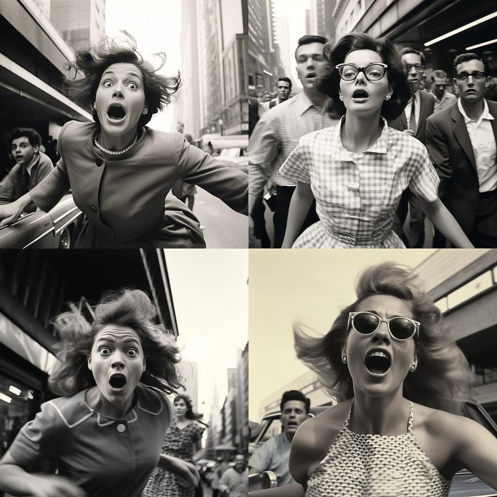 Garry Winogrand style, Midjourney V5.2, render 1 of 4