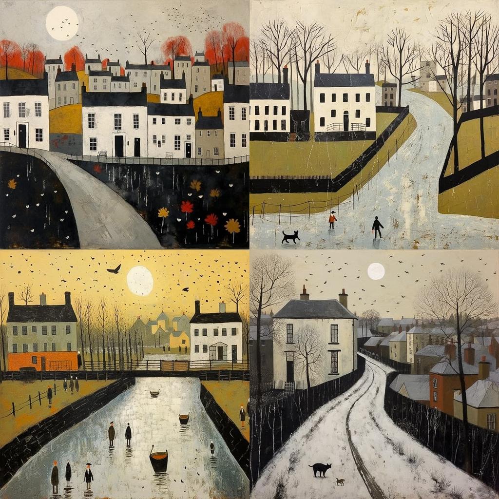 Gary Bunt style, Midjourney V5.2, render 1 of 4