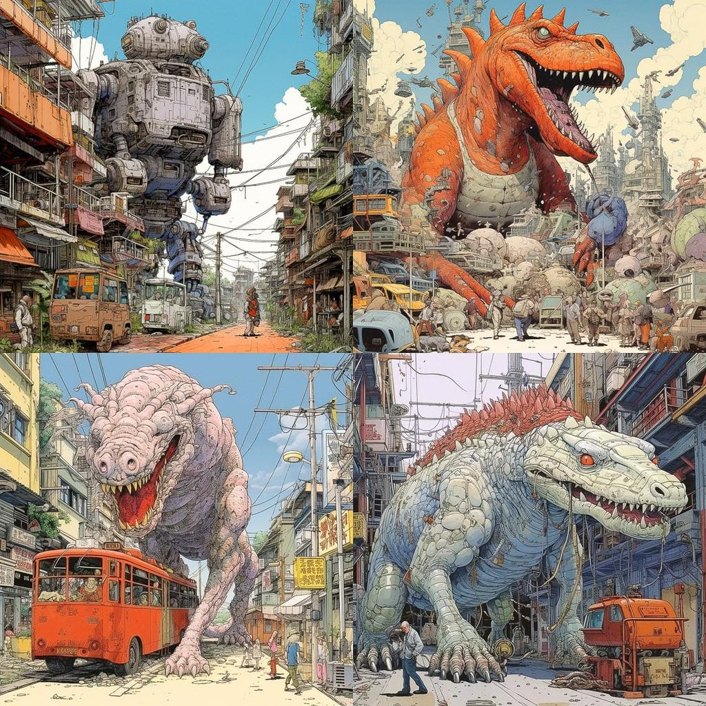 Geof Darrow style, Midjourney V5.2, render 1 of 4