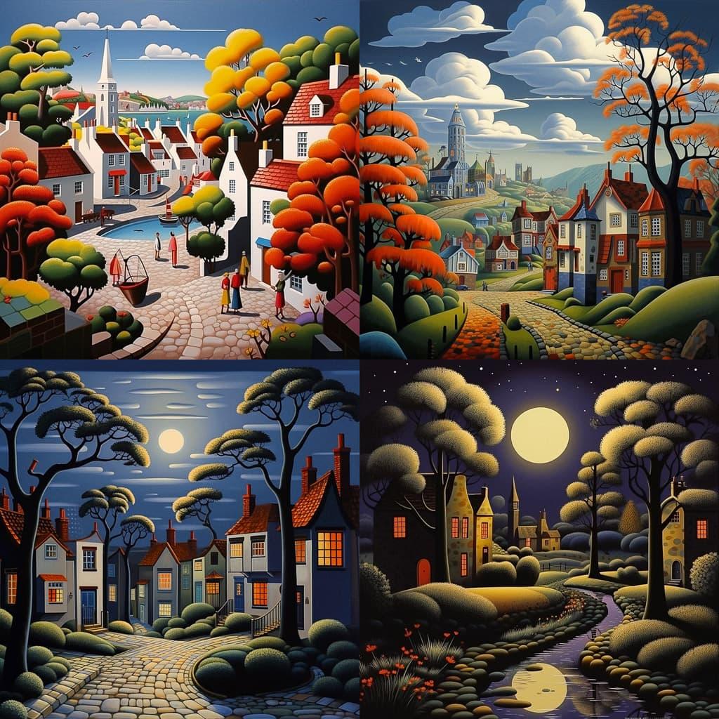 George Callaghan style, Midjourney V5.2, render 1 of 4