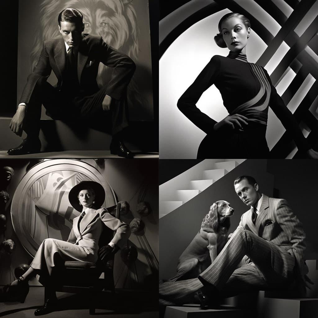 George Platt Lynes style, Midjourney V5.2, render 1 of 4