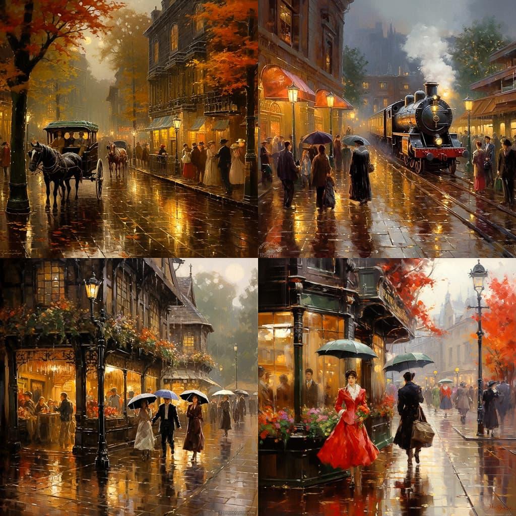 Gerald Harvey Jones style, Midjourney V5.2, render 1 of 4