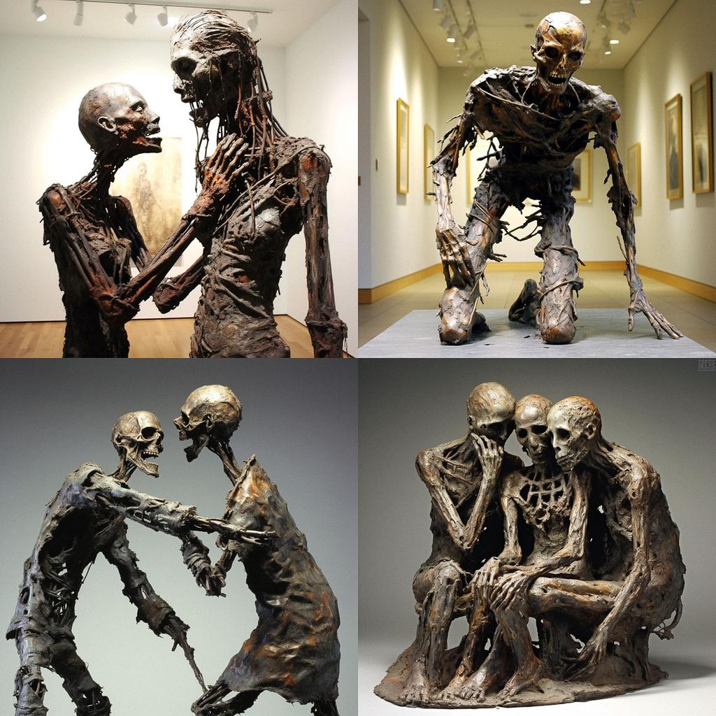 Germaine Richier style, Midjourney V5.2, render 1 of 4