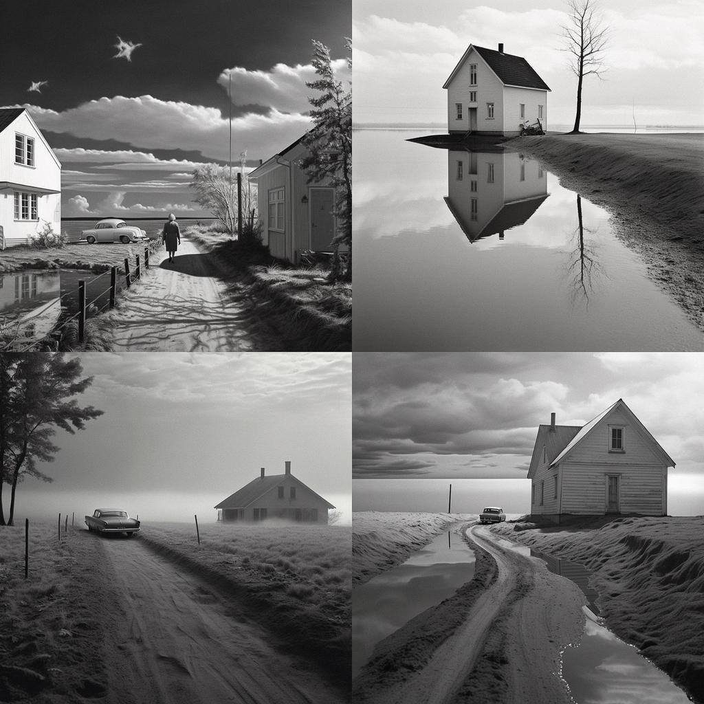 Gerry Johansson style, Midjourney V5.2, render 1 of 4