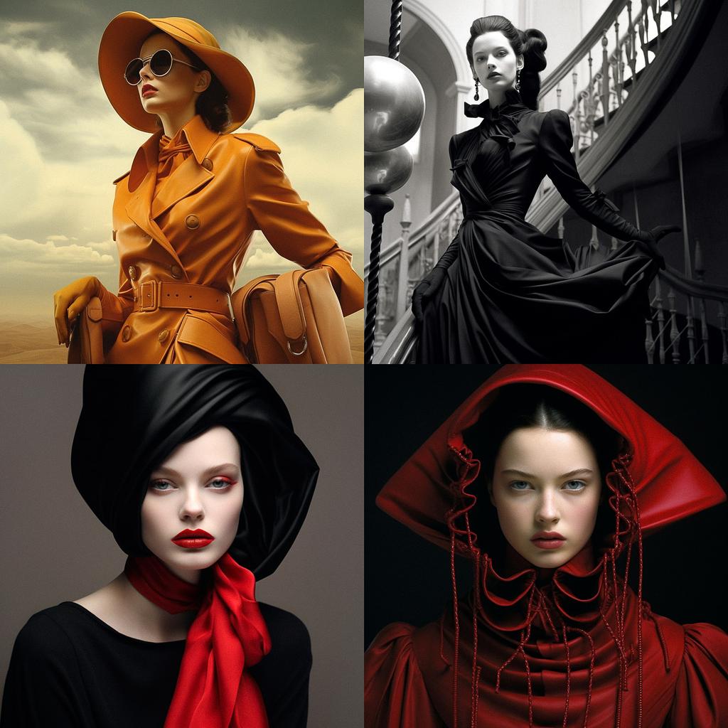 Gianfranco Ferre style, Midjourney V5.2, render 1 of 4