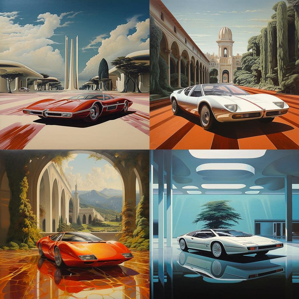 Giorgetto Giugiaro style, Midjourney V5.2, render 1 of 4