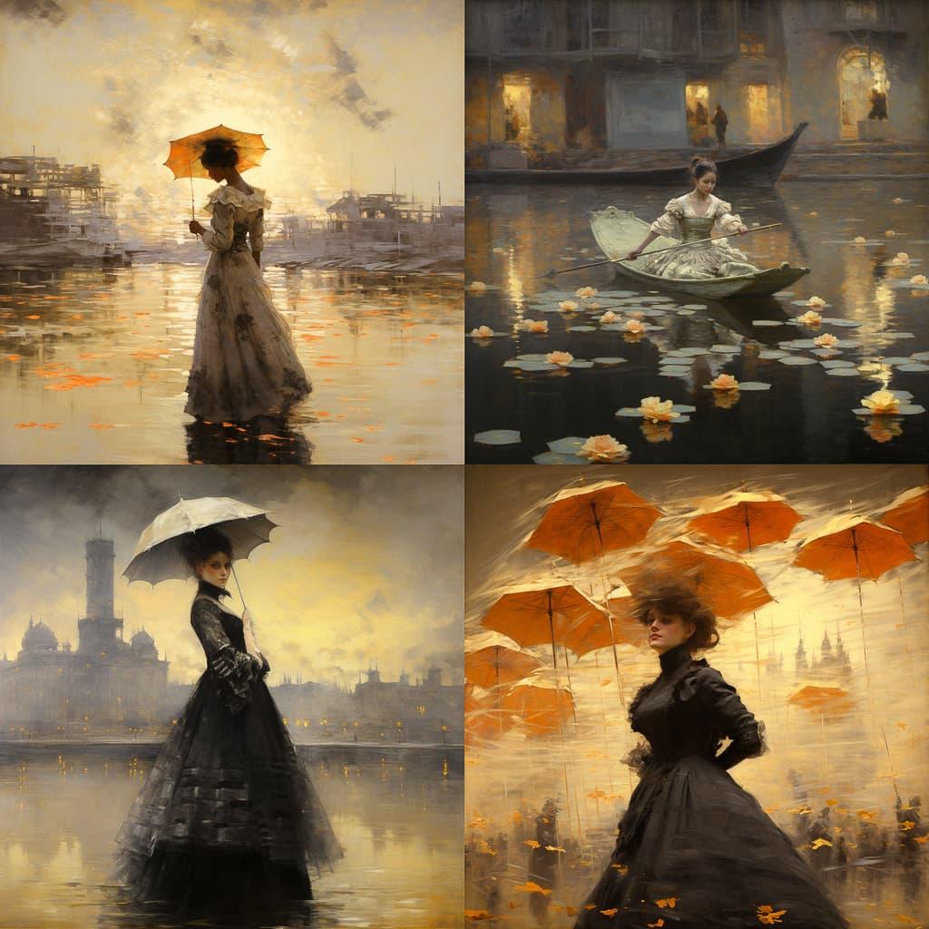 Giuseppe de Nittis style, Midjourney V5.2, render 1 of 4