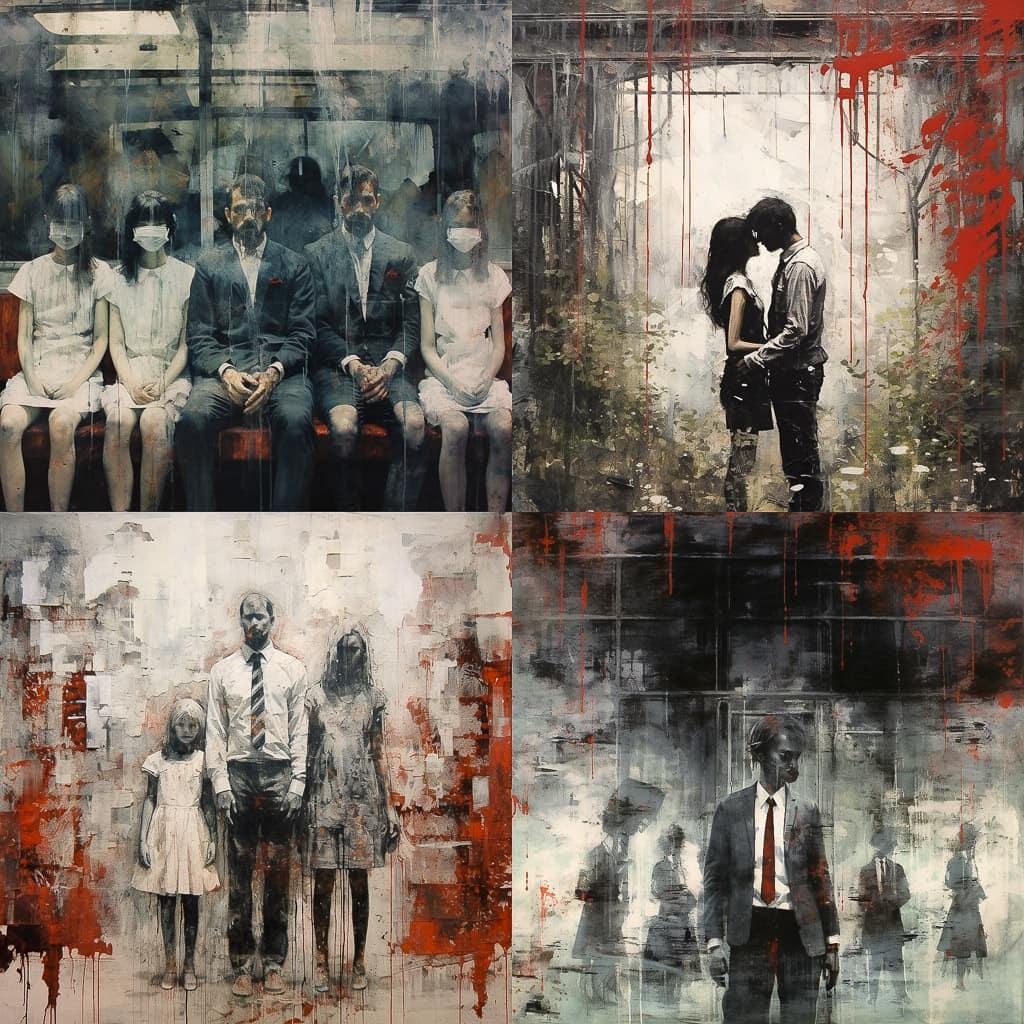 Gonzalo Borondo style, Midjourney V5.2, render 1 of 4