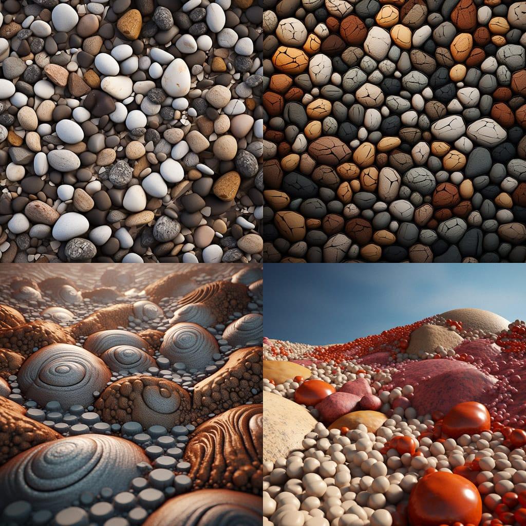 Granular texture style, Midjourney V5.2, render 1 of 4