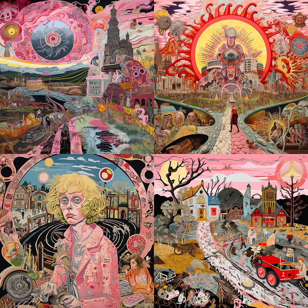 Grayson Perry style, Midjourney V5.2, render 1 of 4
