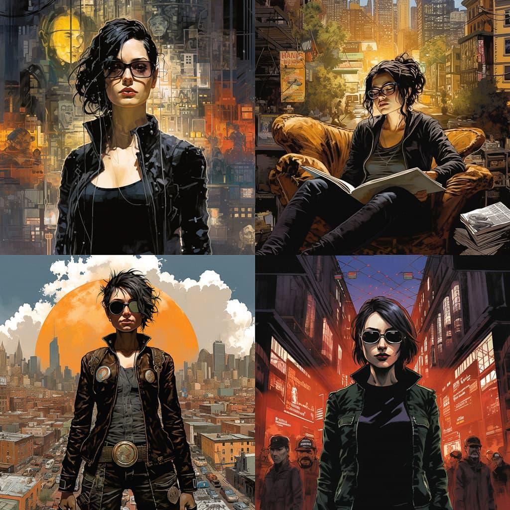 Greg Rucka style, Midjourney V5.2, render 1 of 4