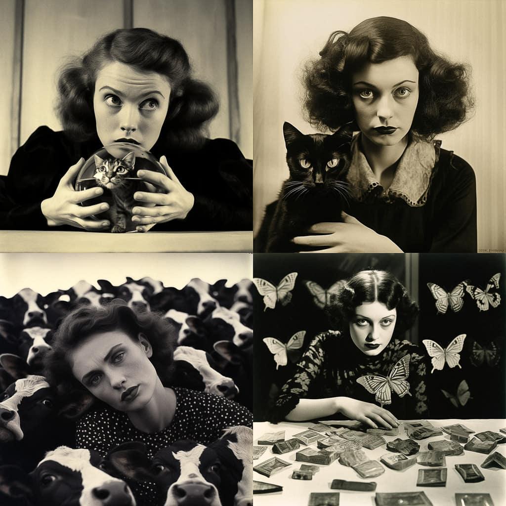 Grete Stern style, Midjourney V5.2, render 1 of 4