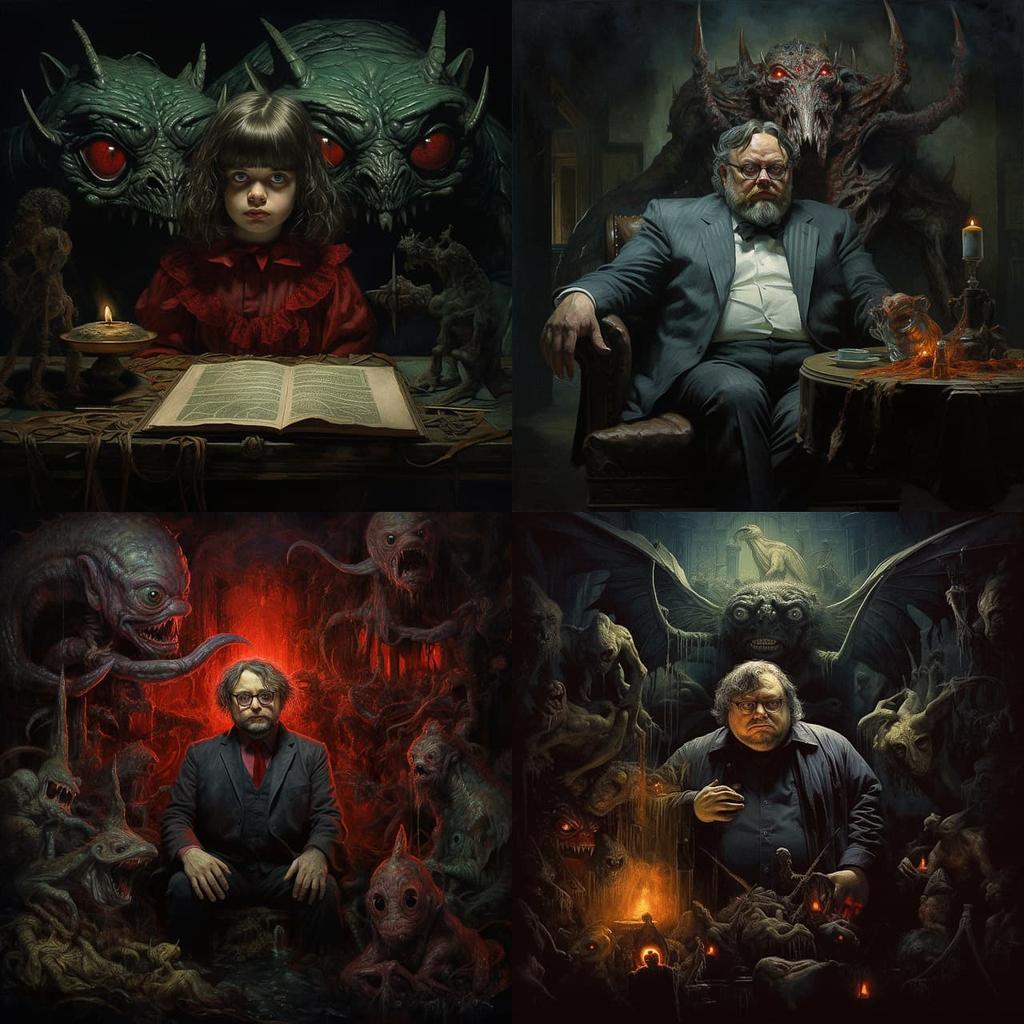 Guillermo del Toro style, Midjourney V5.2, render 1 of 4