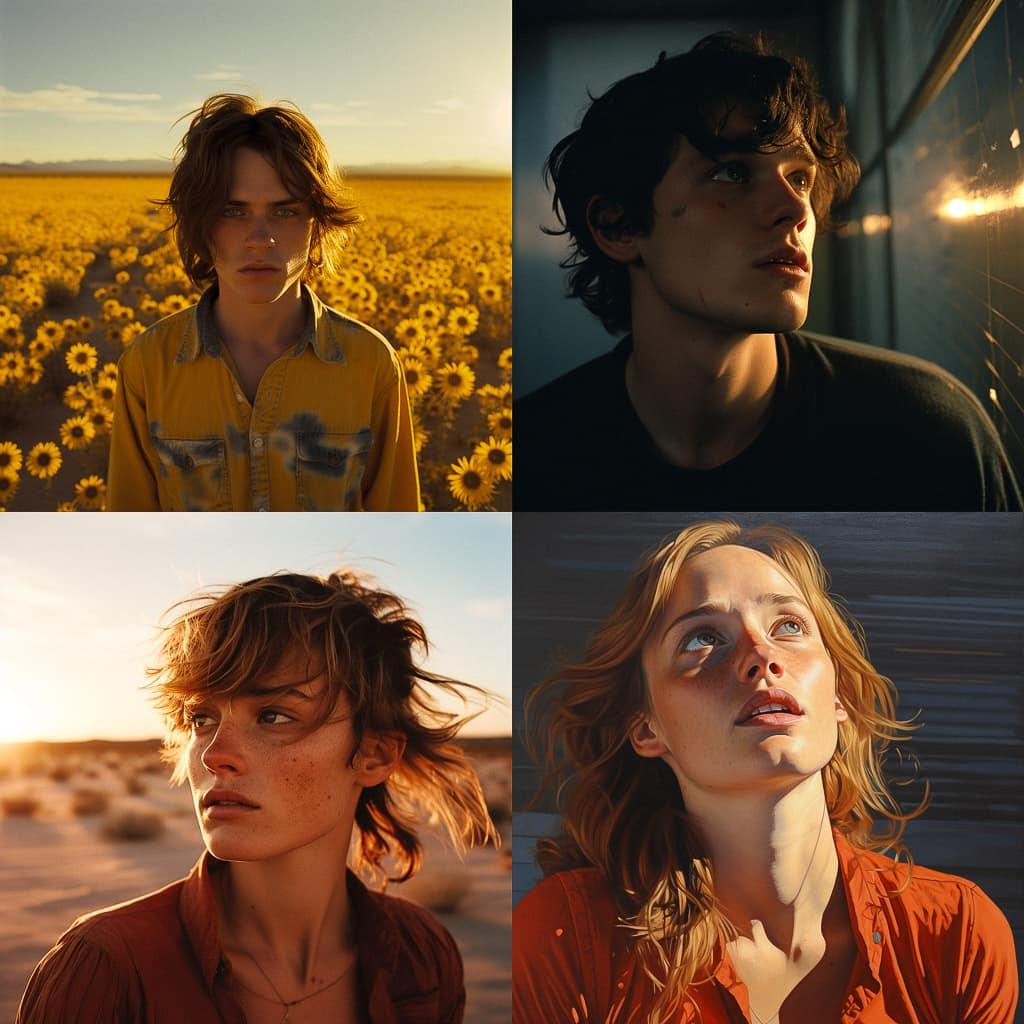 Gus Van Sant style, Midjourney V5.2, render 1 of 4