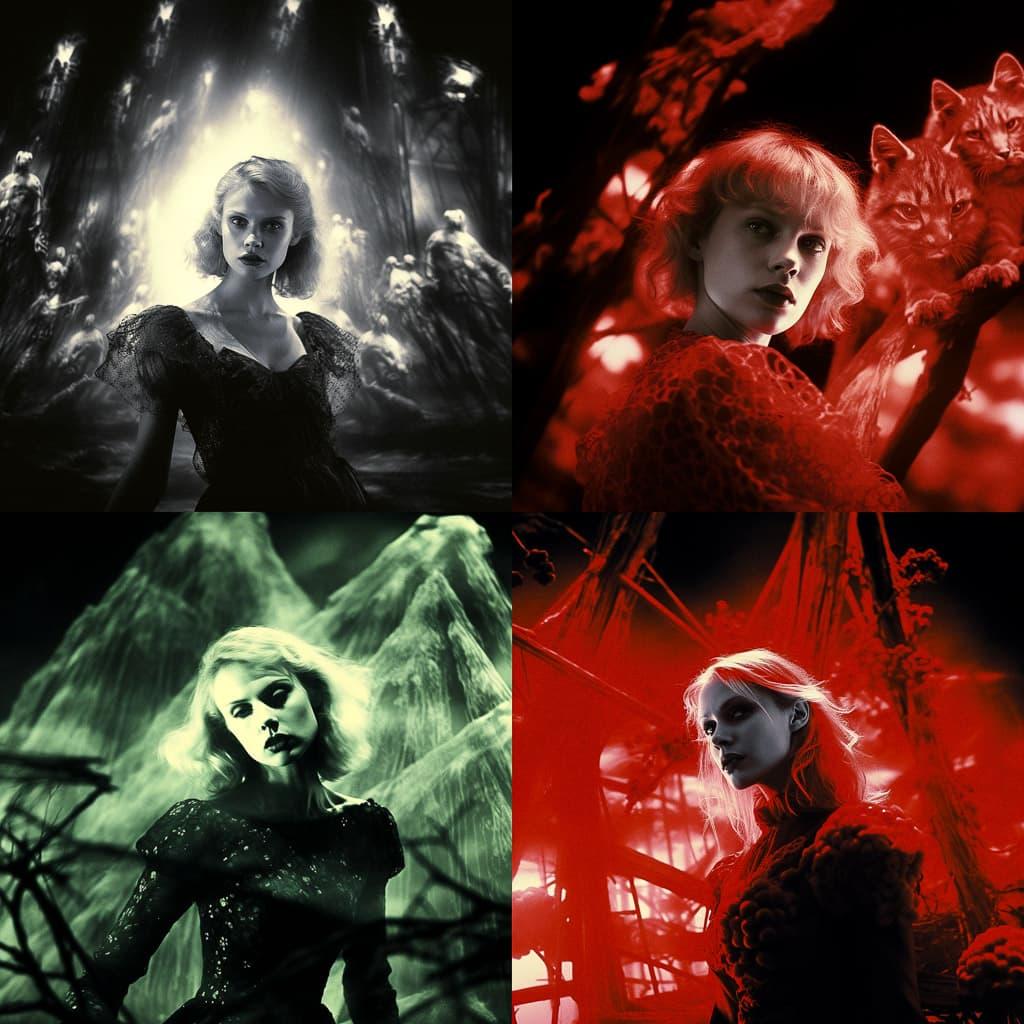Guy Maddin style, Midjourney V5.2, render 1 of 4