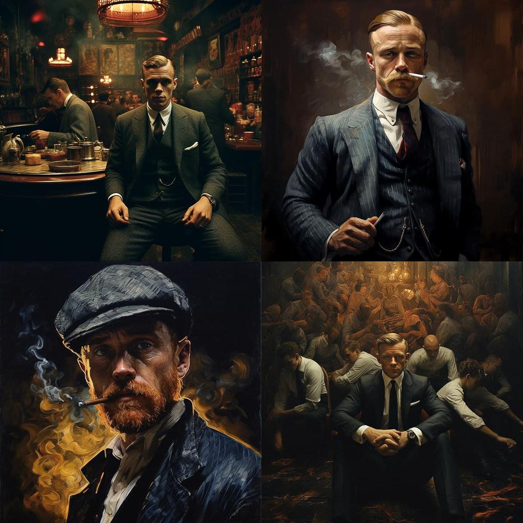 Guy Ritchie style, Midjourney V5.2, render 1 of 4