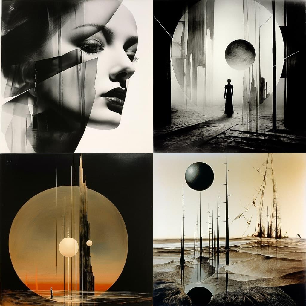 Gyorgy Kepes style, Midjourney V5.2, render 1 of 4