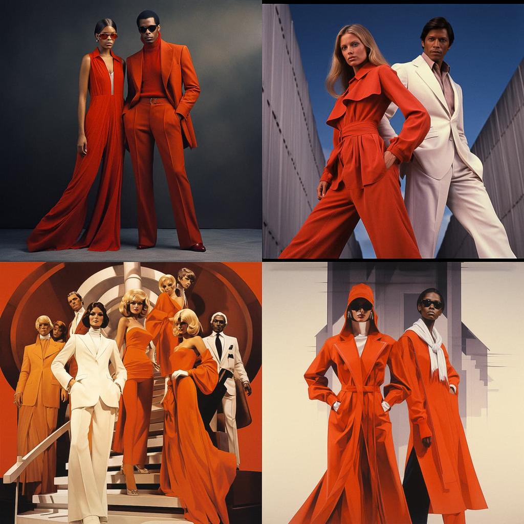 Halston style, Midjourney V5.2, render 1 of 4