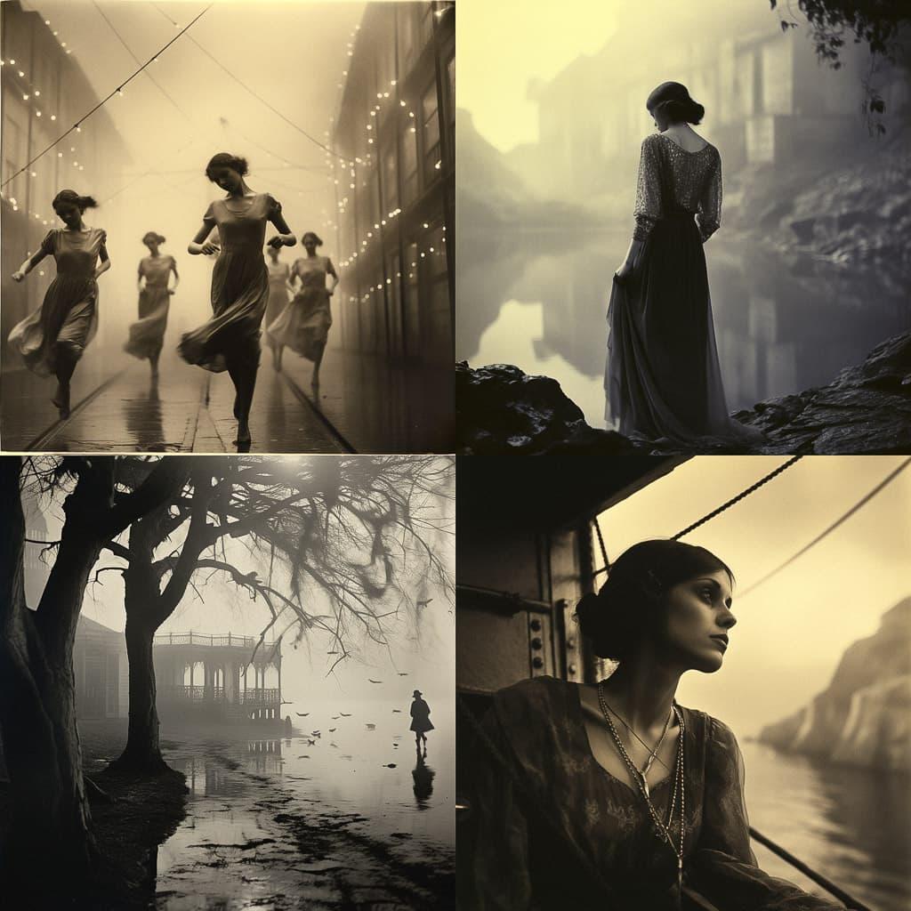 Harold Cazneaux style, Midjourney V5.2, render 1 of 4