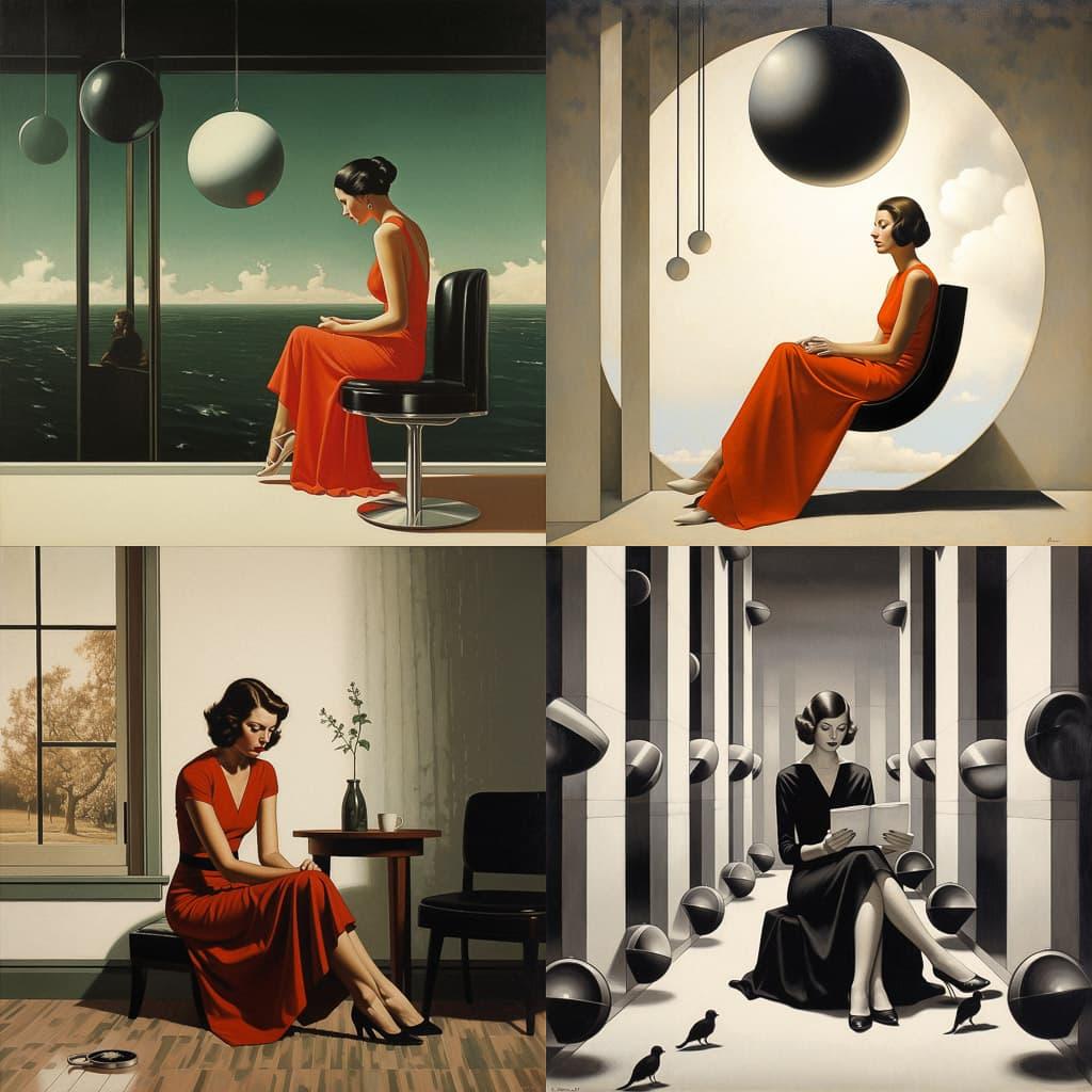 Harry Watrous style, Midjourney V5.2, render 1 of 4