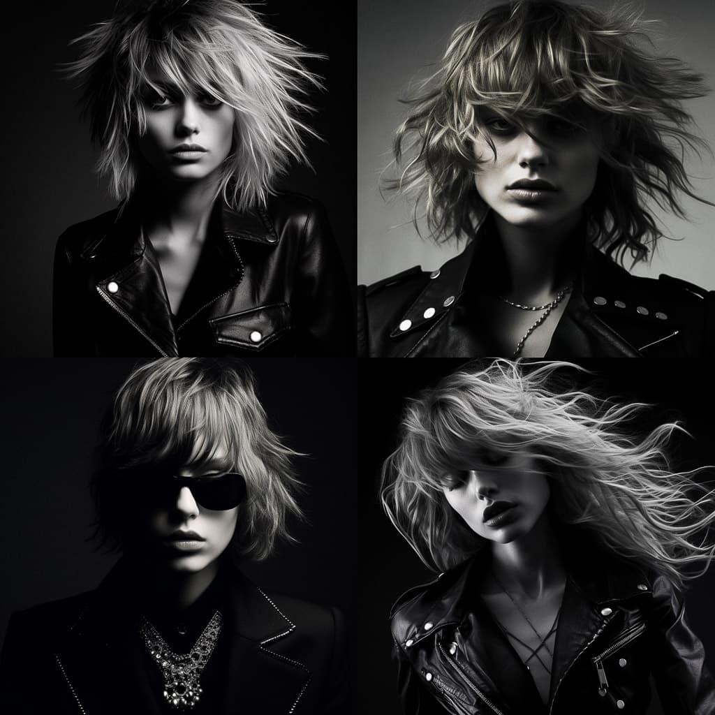Hedi Slimane style, Midjourney V5.2, render 1 of 4