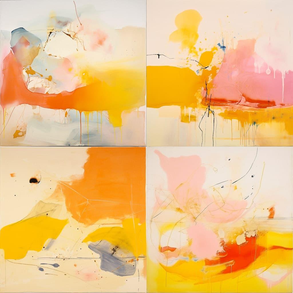 Helen Frankenthaler style, Midjourney V5.2, render 1 of 4