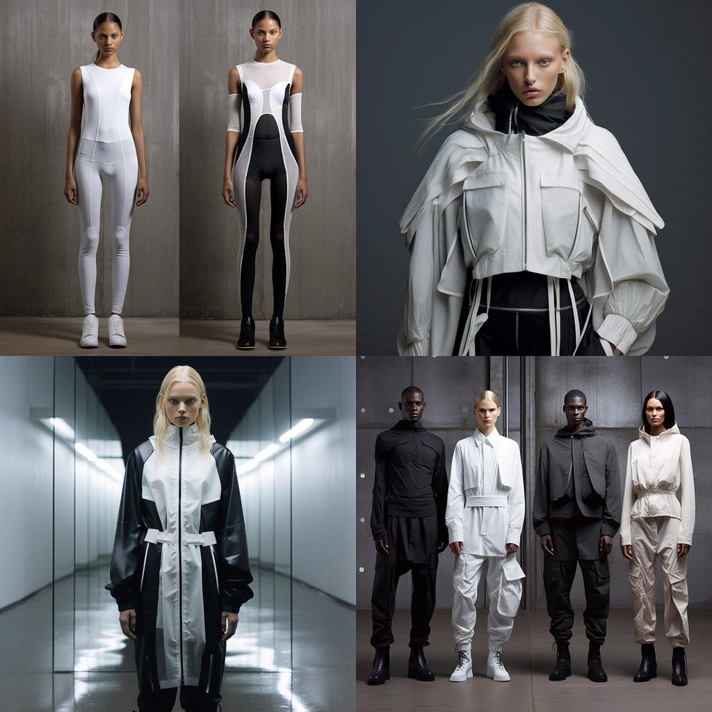 Helmut Lang style, Midjourney V5.2, render 1 of 4