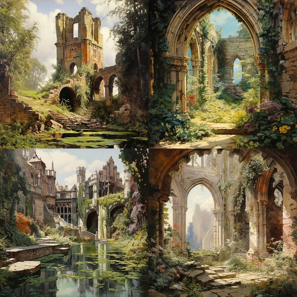 Henry Roderick Newman style, Midjourney V5.2, render 1 of 4