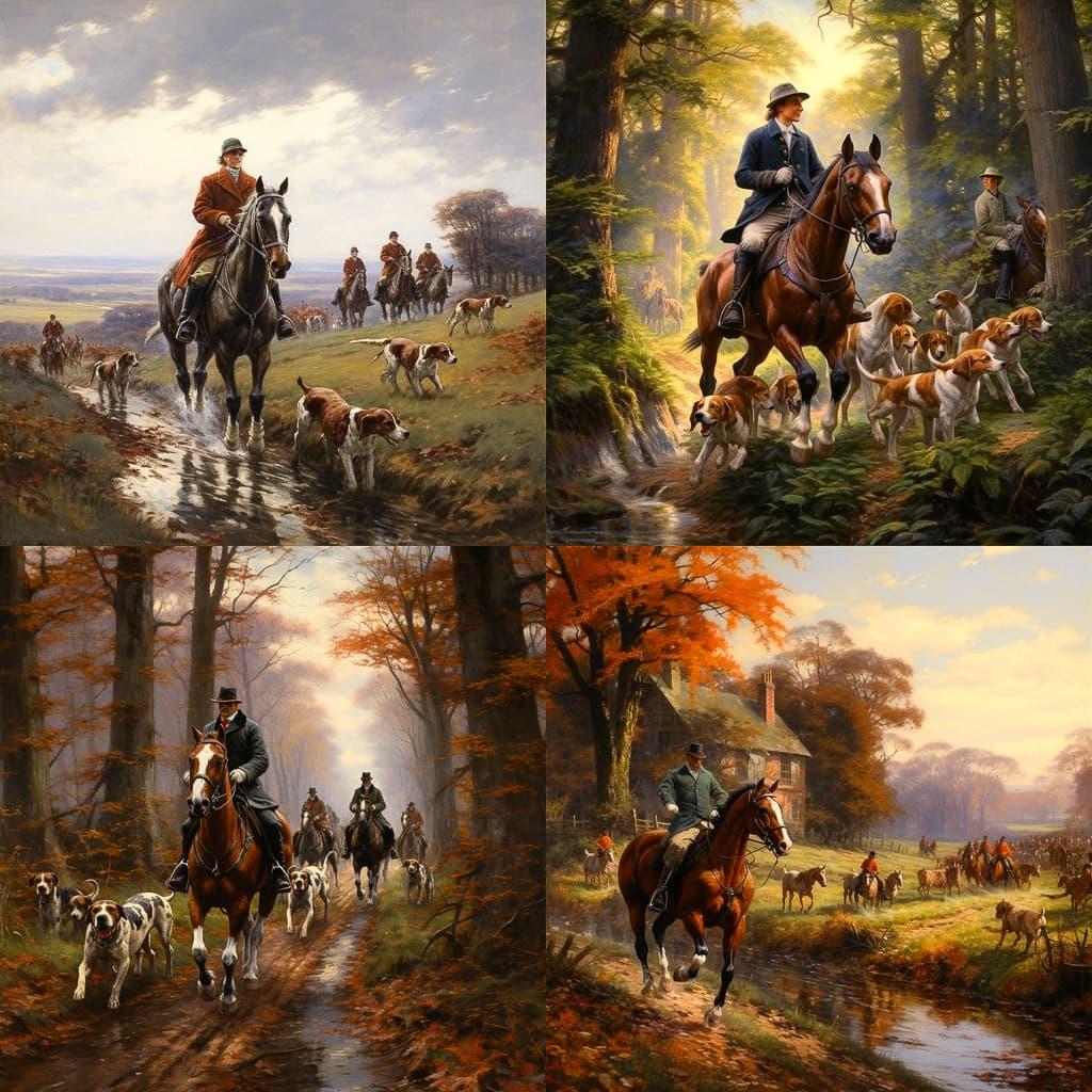 Heywood Hardy style, Midjourney V5.2, render 1 of 4